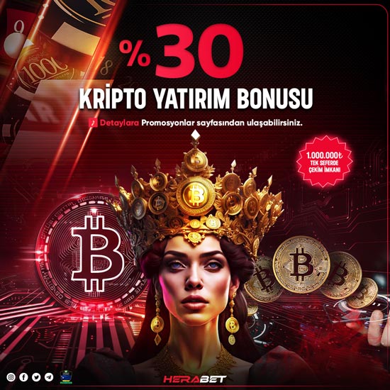HERABET - %30 KRİPTO YATIRIM BONUSU