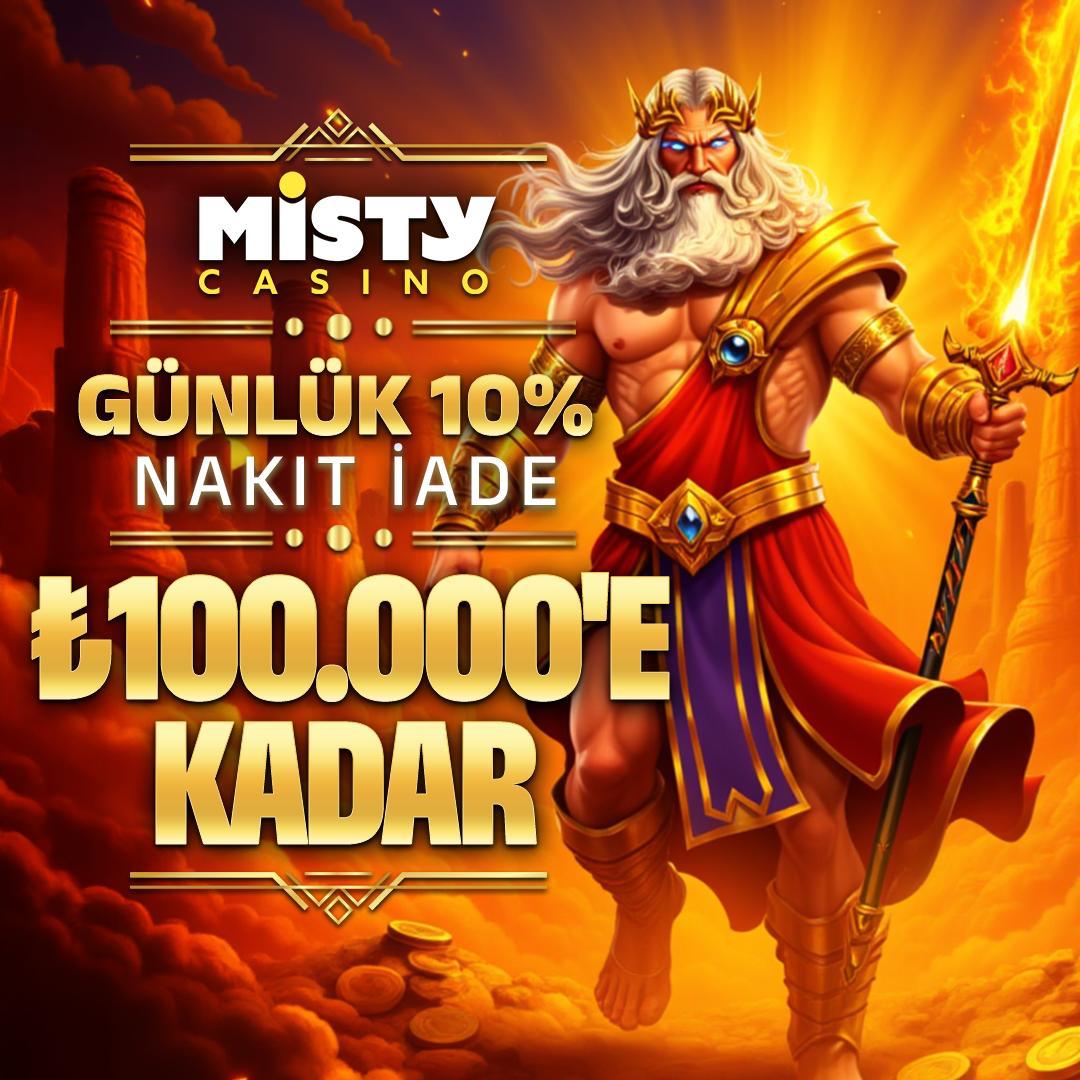 MİSTY CASİNO %10 CASH BACK!