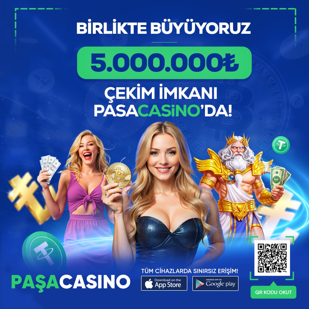5 MİYON ÇEKİM İMKANI PAŞACASİNO'DA!